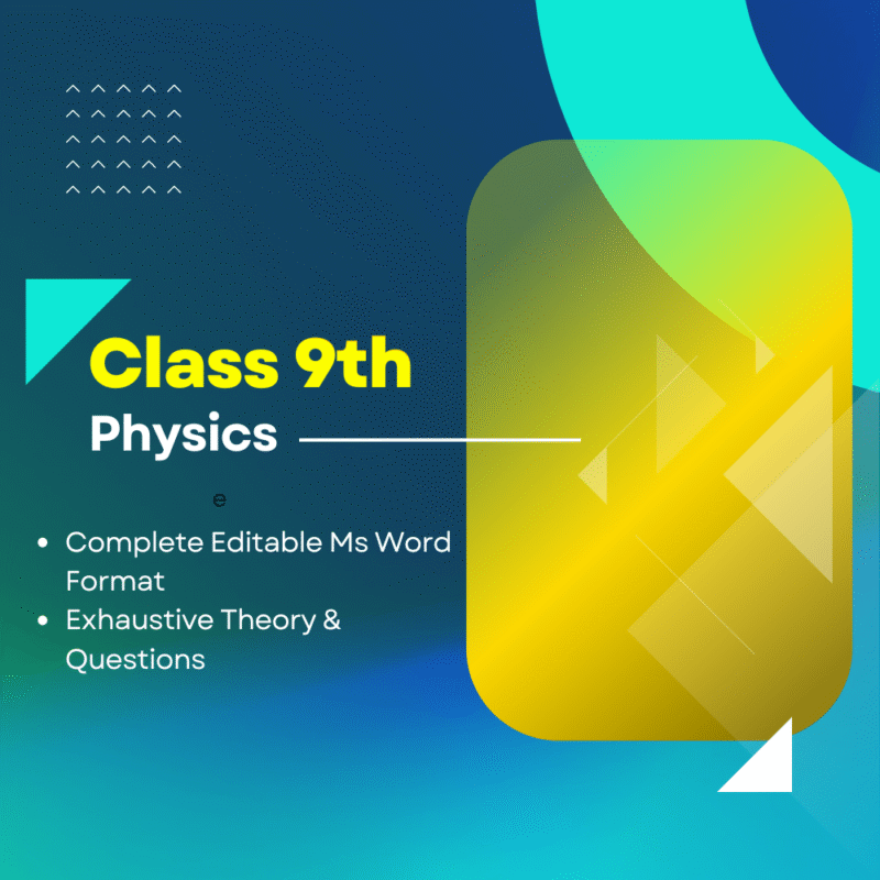 Class 9th Foundation Course - Physics