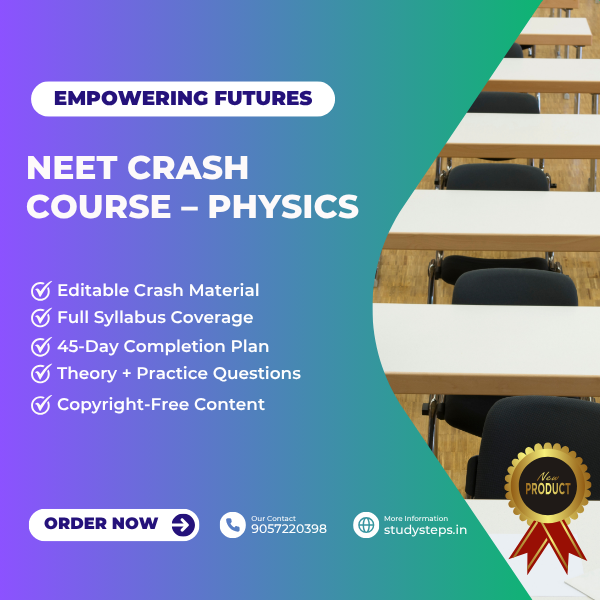 NEET Crash Course - Physics