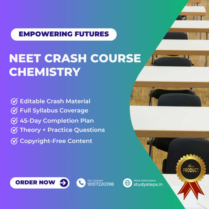 NEET Crash Course - Chemistry