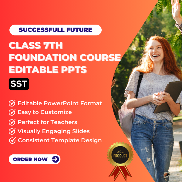 Class 7th Foundation Course - SST Editable PPTs